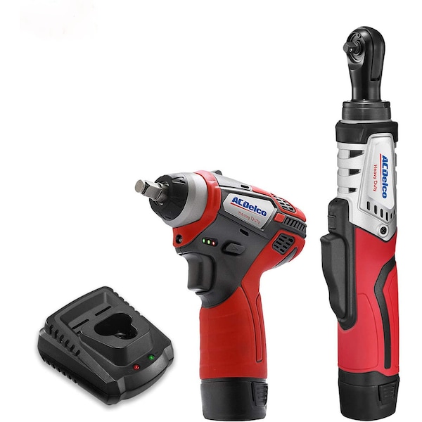 G12 K3 Combo 1/4" Ratchet (BLDC) 3/8" Impact Wrench 2-Battery